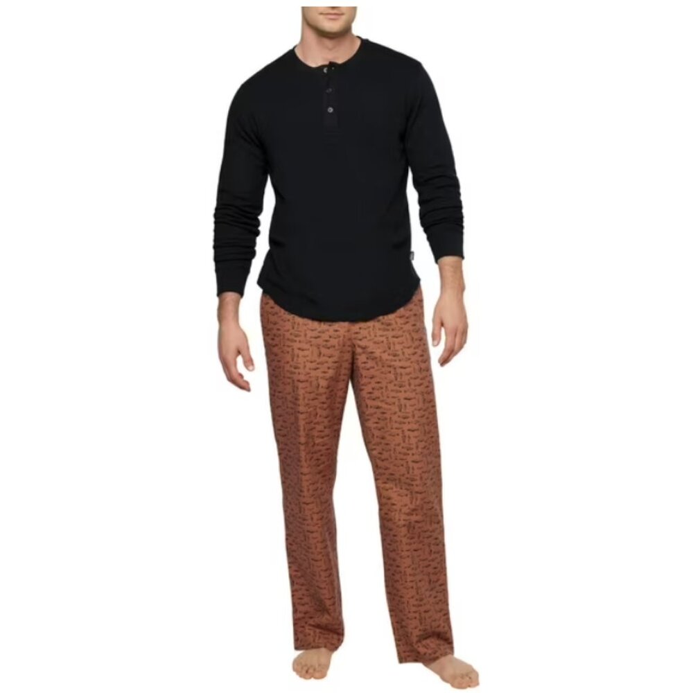 Eddie Bauer Men's 2 Piece Flannel Pajama Set In Size Small NWT